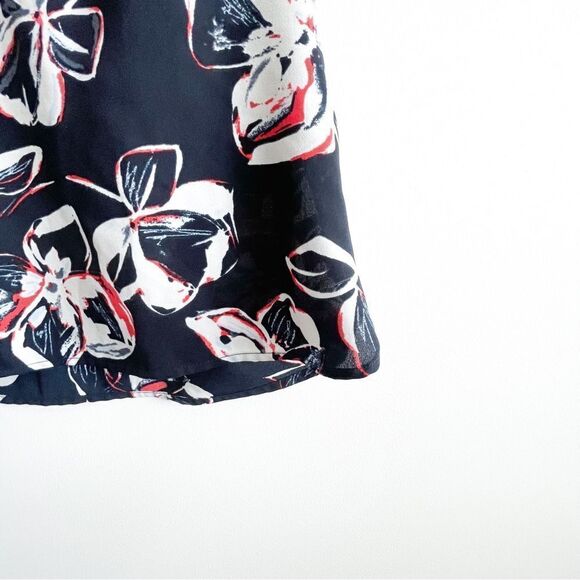 Catherine Malandrino Sleeveless Black Floral Tank Top Blouse Women's M - Picture 3 of 7